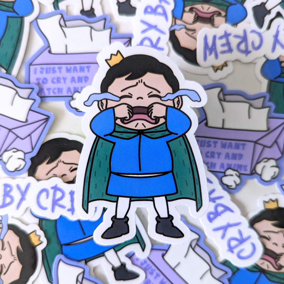 Crybaby Crew Vinyl Die Cut Sticker