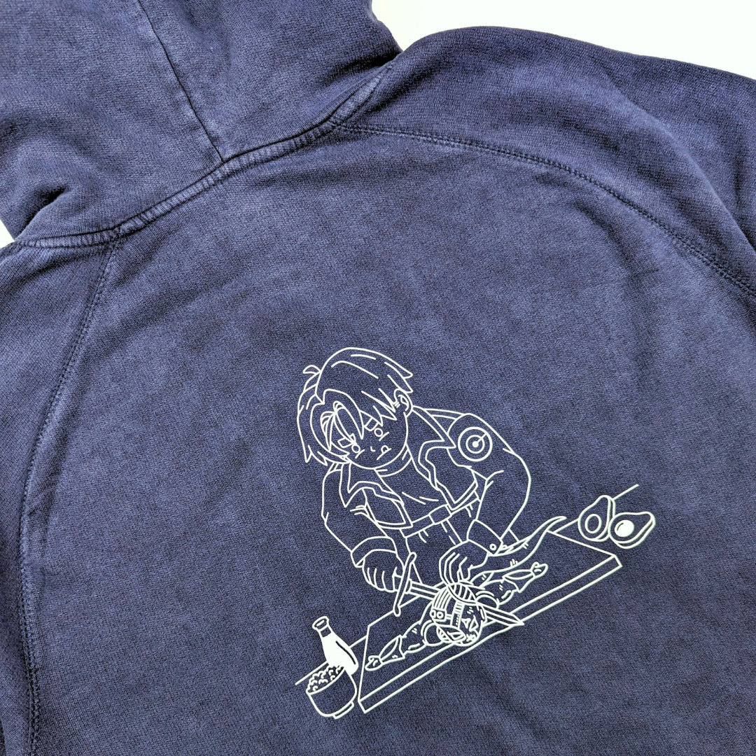 A-COLD-ROLL - Hoodie Vintage Denim