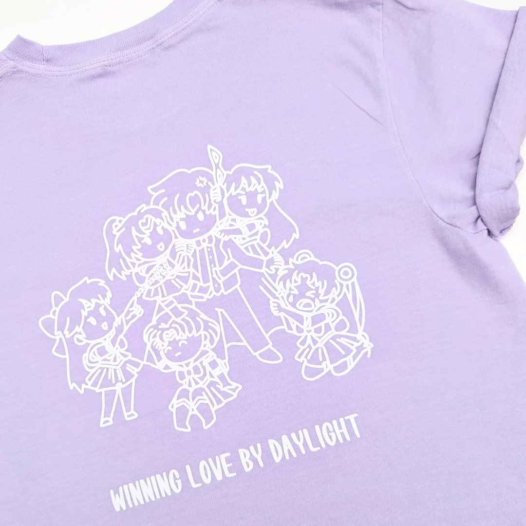 FIGHT FOR THE MASK - Cropped Tee Lilac