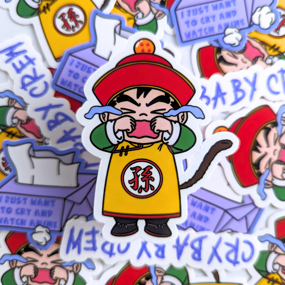 Crybaby Crew Vinyl Die Cut Sticker