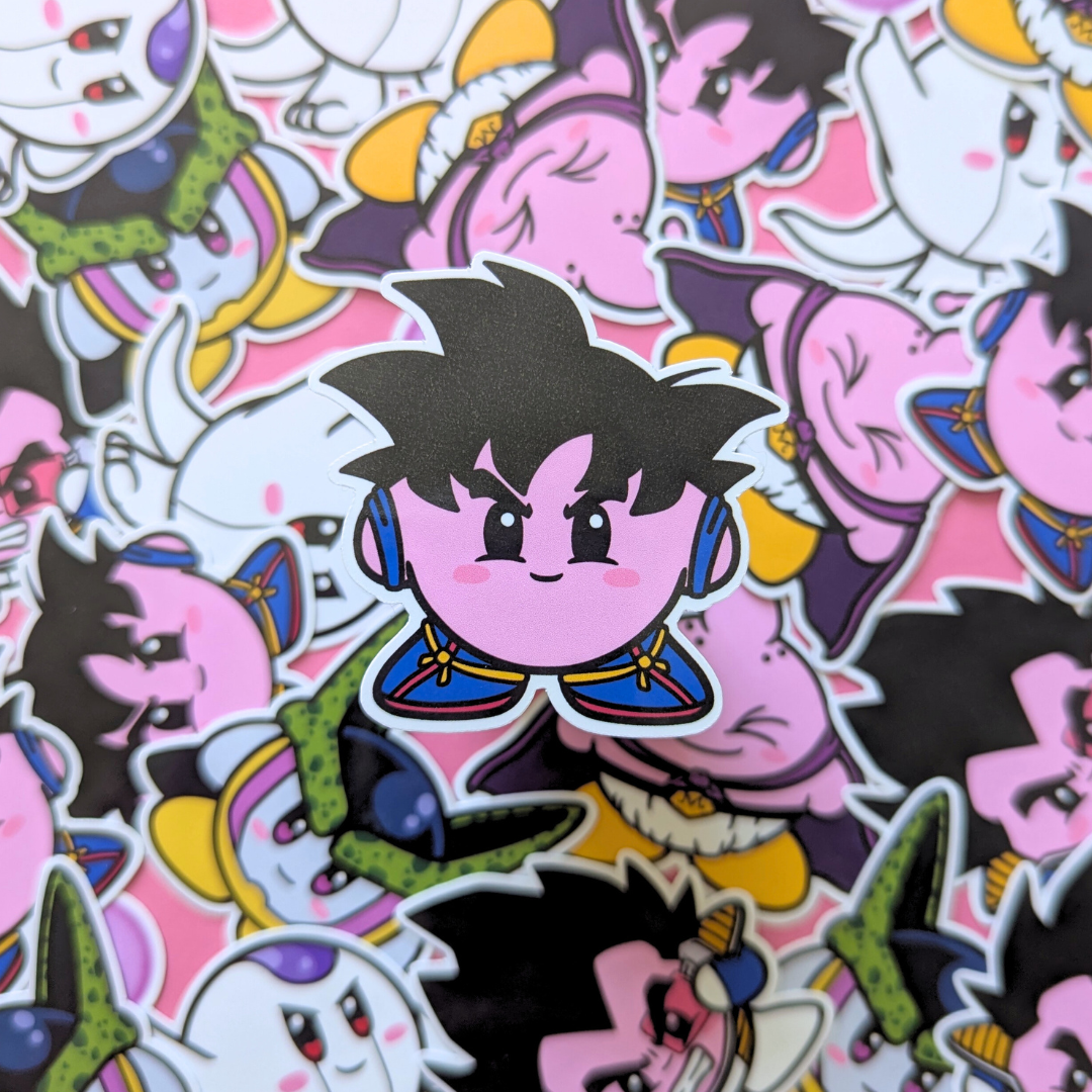 Son Gokirby Vinyl Die Cut Sticker