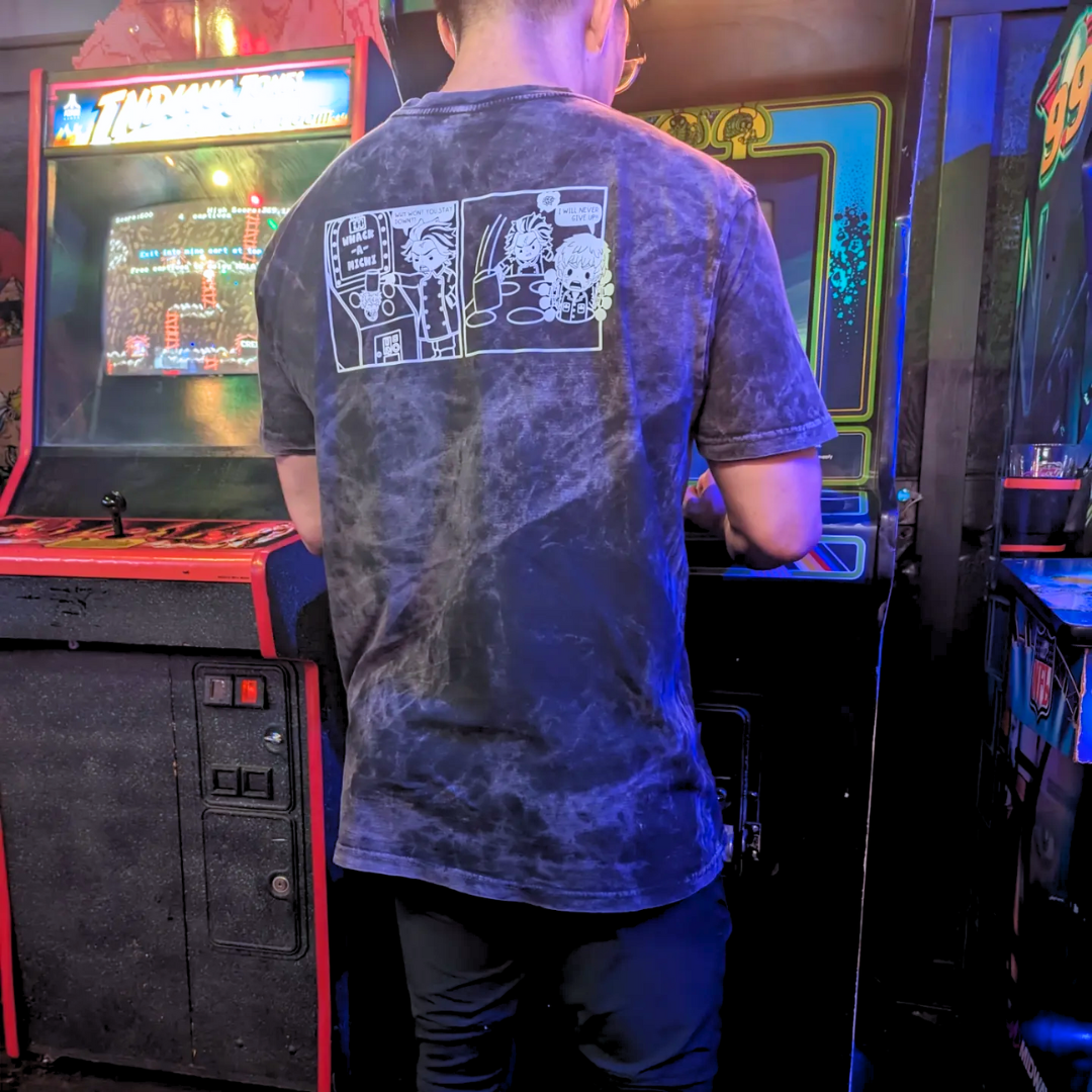 CRYBABY HERO - Tee Vintage Cloud Black