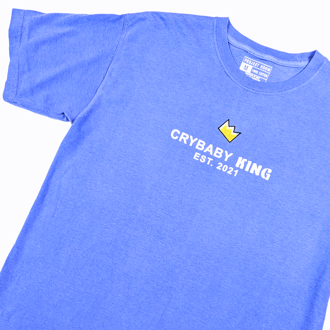 CRYBABY KING - Tee Flo Blue