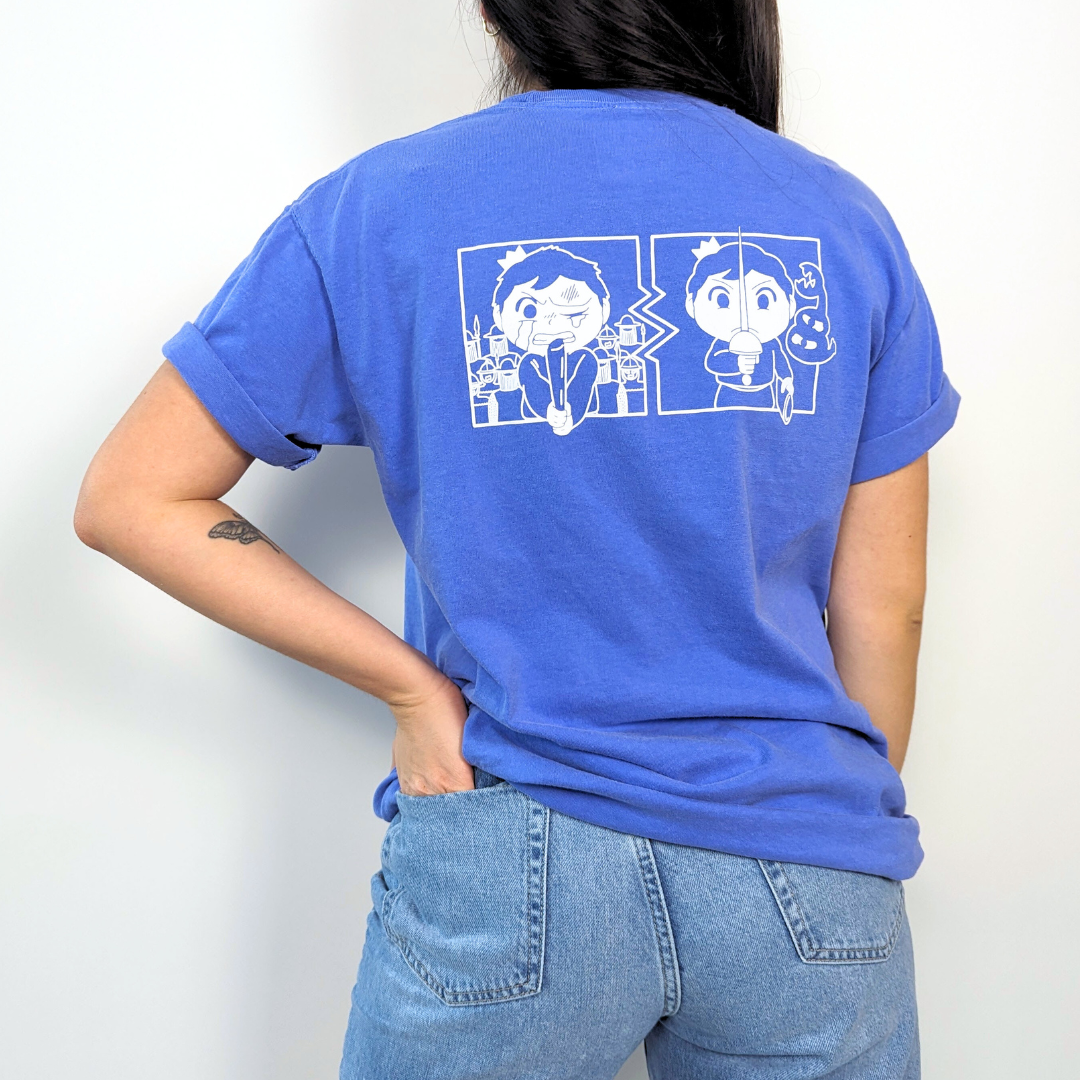 CRYBABY KING - Tee Flo Blue