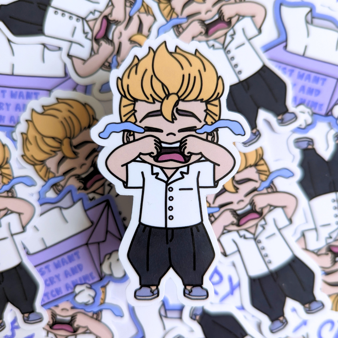 Crybaby Crew Vinyl Die Cut Sticker