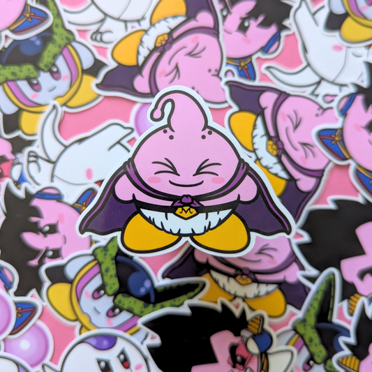 Majin Kirbuu Vinyl Die Cut Sticker
