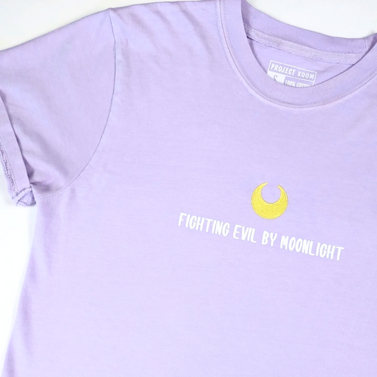 FIGHT FOR THE MASK - Cropped Tee Lilac