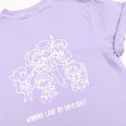 FIGHT FOR THE MASK - Cropped Tee Lilac