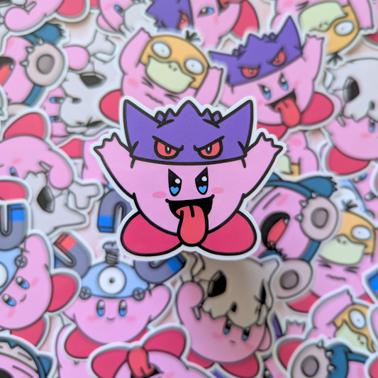 Gengarby Vinyl Die Cut Sticker